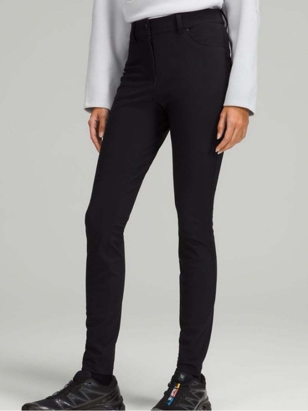 City Sleek Slim-Fit 5 Pocket High-Rise Pant
Full Length